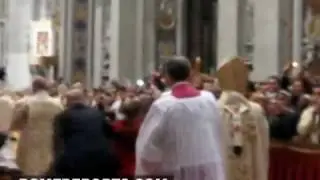 New exclusive video of attack on Pope Benedict XVI at Christmas Eve Mass