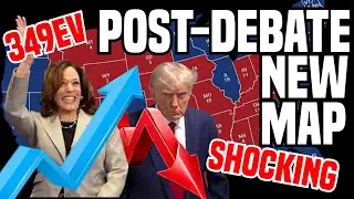 SHOCKING Post-Debate NEW Electoral Map Shows Kamala DOMINATING Battleground States