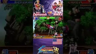 Kof 98 - CapitanSnk vs Black C - Benimaru vs OROCHi Chris - The King of Fighters 98