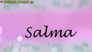 Salma Name Status || Love Whatsapp status || Simran Studio
