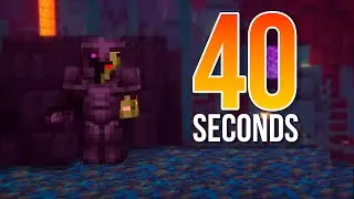 Full Netherite Armor in 40 seconds [SSG]