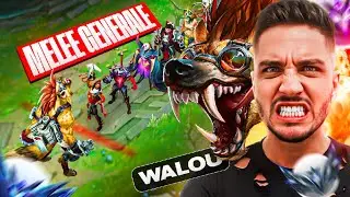 WALOU GAROU VS 50 JOUEURS MELEE G&Eacute;N&Eacute;RALE ! LA RUN EST SORTIE DE L&rsquo;HUMANIT&Eacute;
