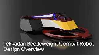 Beetleweight Combat Robot Tekkadan Design Overview