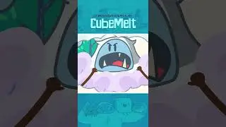 Oh No! Bigfoot Took Cubemelt! 🦶 Can Cookie Save Him? #shorts #cubemelt #cartoon