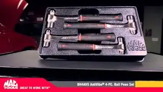 Mac Tools 4pc AntiVibe ball peen hammer set