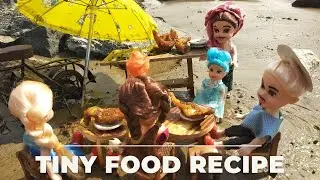 MINIATURE FOOD II MINIATURE COOKING II MINIATURE FRIED FISH II TINY SEA FOOD II