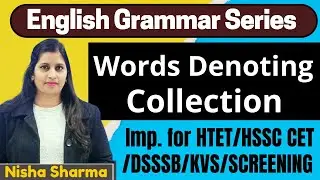 words denoting collection  most imp topic for english students by nisha sharma achievers academy