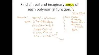 Finding All Possible Zeros