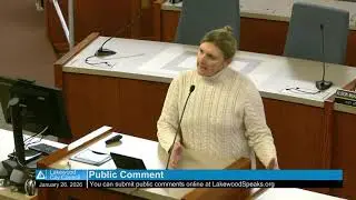 Calling out the Lakewood City Council's disrespect of the citizens