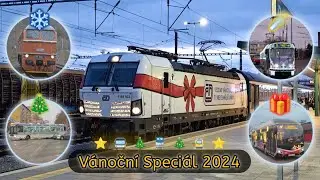 V&aacute;nočn&iacute; Speci&aacute;l 2024 - V&aacute;nočn&iacute; Autobusy, Tramvaje, Trolejbusy & Vlaky \/