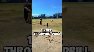 The 1 Knee Throwing Drill - Great for youth baseball players to work on their throwing mechanics!