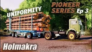 PIONEER series HOLMAKRA Ep 3 Farming Simulator 19 PS4 Let's Play FS19.