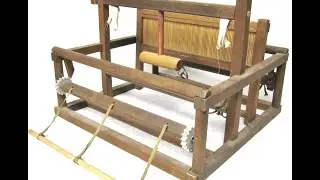 VINTAGE WOODEN TABLE TOP WEAVING LOOM PORTABLE