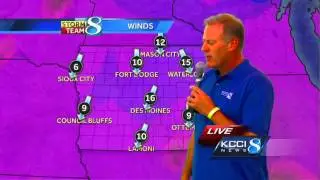 KCCI weather forecast video