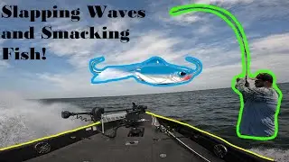 Green Bay Summer Walleyes 8-2-2023 (Big winds, and Big Waves, but the fish don't mind)