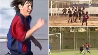 video shared by Barcelona, with unseen footage of young Messi impressing as a youngster