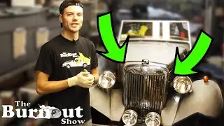 How To Install The Grill On A 52 MG TD Kit Car - Burnout Extra