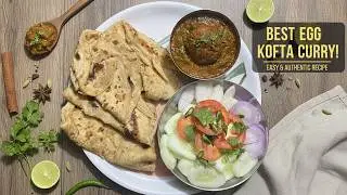 Anda Pakoda ko aise banaya Egg Kofta Curry! Saath me Laccha Paratha