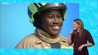 CBeebies | Sign Zone: What's on Your Head - S01 Episode 1 (Firefighter)