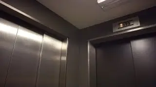 1980s Reber Schindler (DEVE) holeless hydraulic elevator @ Olavs gate 7, Larvik, Norway
