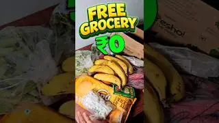 Free grocery from big basket 😍 big basket free shopping #shorts #viralvideo