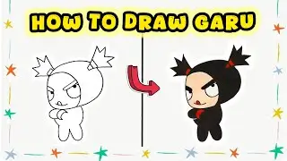 How to Draw Garu from Pucca &ndash; Anime Character Drawing Tutorial