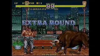 【NEOGEO】ファイターズヒストリーダイナマイト 溝口 NO MISS CLEAR（牛あり）