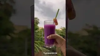 Kulu kulu Coconut Jamun Cocktail 🍸 || #நாவல்பழம் #jamunfruit #cocktail #coconutwater #lemon