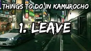 things to do in kamurocho: