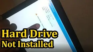 Memperbaiki Hard Drive Not Detected / Hard Drive Not Found / Hard Drive Not Installed