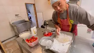 フランスでいちご狩りが解禁‼︎黒餡&白餡の苺大福作って市場で初売り‼︎