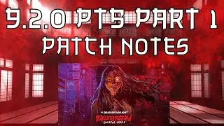 9.2.0 PTB Part 1: Patch Notes | Dead by Daylight