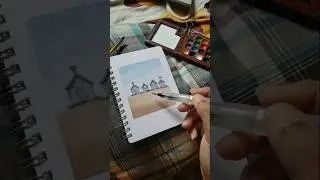 beach house art #art #watercolor #beaches #wiwimungil #love