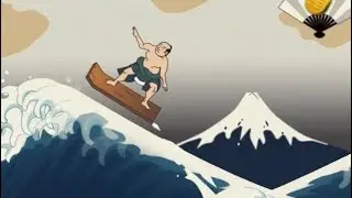 Ukiyo Wave (ios) / Surfing in Katsushika Hokusai ukiyo-e art
