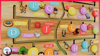 Children Alphabet Puzzle Pathfinder Maze Play Montessori Toy Baby Wooden math board For Kids