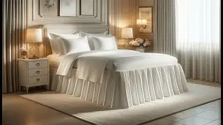 🛏️ Utopia Bedding Queen Bed Skirt | Best White Bedskirts Queen Size 🛏️