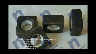 Square Nuts,M14-1.5, Class 10 , Masking Threads - Powder Coating-Nycote| Wenzhou Nanlong