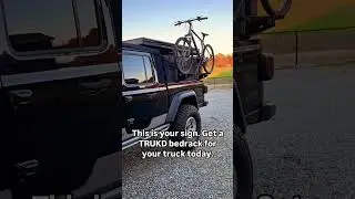 Get your TRUKD Bed Rack today! #jeep #tacoma #jeep #offroad #trukd #bedrack #overlanding #mtb #bike