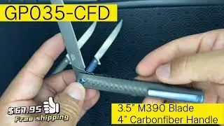 Most affordable M390 Damscus and D2 super slim pocket knives.