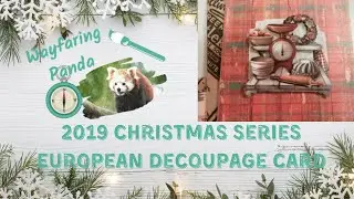 European Decoupage Christmas Cards