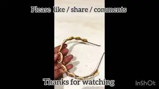 How to make headband for party| Hair accessories @BeadsArt