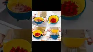 Daily Use Kitchen Gadgets ZOSOE World Multifunctional Washing Fruit Vegetables Draining Basket Bowl