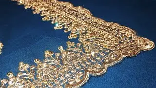 Saree stone work || designer saree || #saree #sareestonework #sareedesign #stoneworksaree #viral
