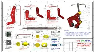Manual Clamp in SolidWorks