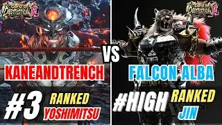 T8 🔥 FALCON ALBA (Armor King) vs KANEANDTRENCH (#3 Ranked Yoshimitsu) 🔥 Tekken 8