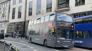 National Express West Midlands Enviro 400 4989 Bus Route 74 West Bromwich 