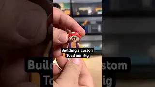 I built a custom Lego Toad from Mario!