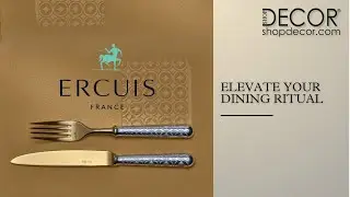 SHOPDECOR | ✨ Ercuis Luxury Silverware & Tableware Collection: Elevate Dining with Style 🍽️✨