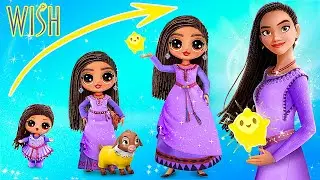 Princess Asha Growing Up! 30 LOL OMG DIYs