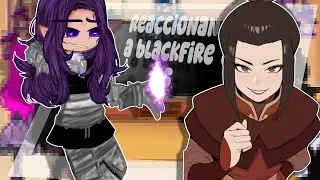 |💥| They react to Blackfire's|💥| [Azula] past life [Og] Espa/ Eng 🖤super boy x blackfire 💜